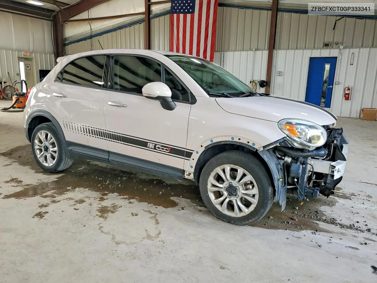 2016 Fiat 500X Trekking VIN: ZFBCFXCT0GP333341 Lot: 59569366