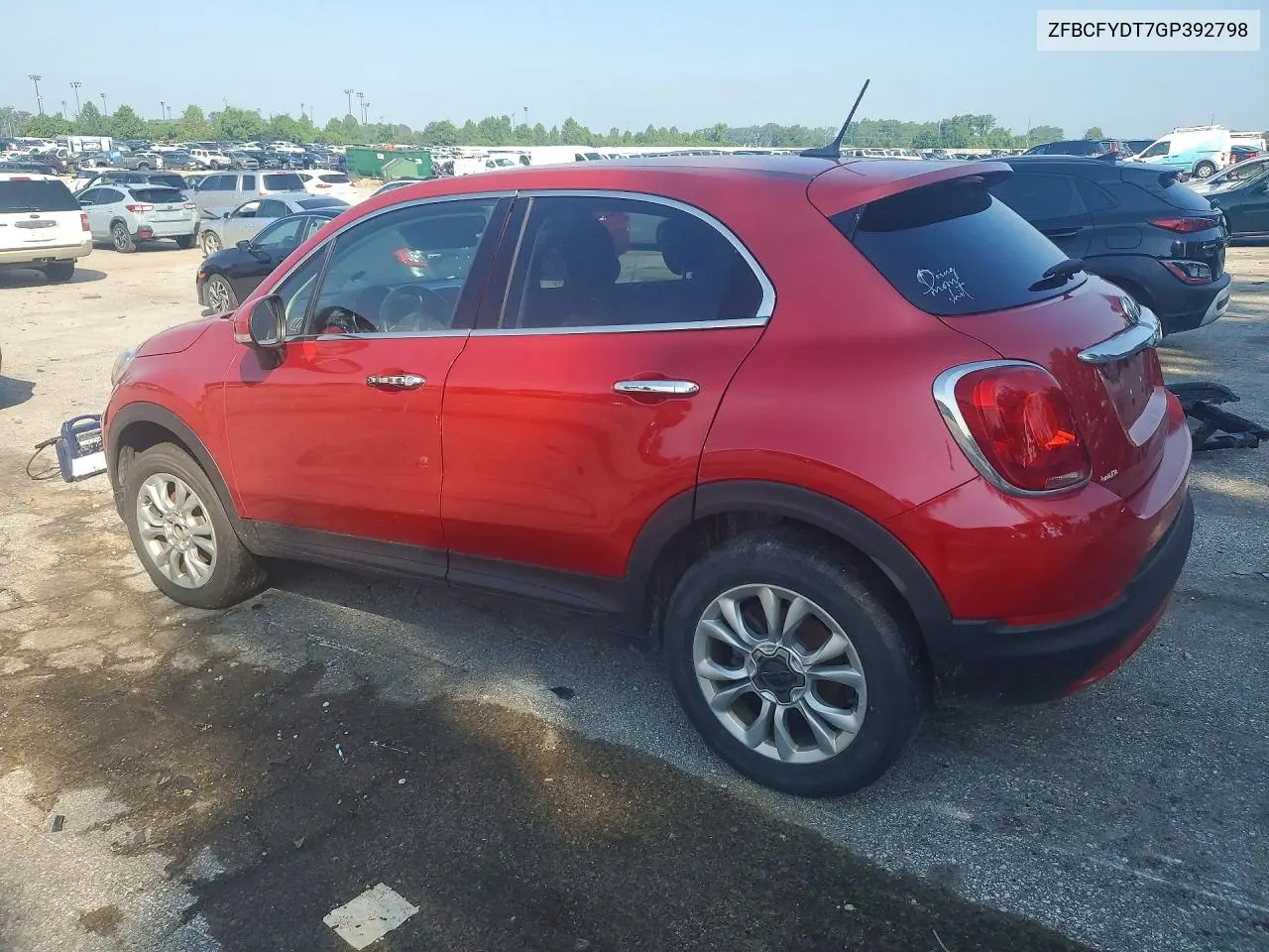 2016 Fiat 500X VIN: ZFBCFYDT7GP392798 Lot: 59623006