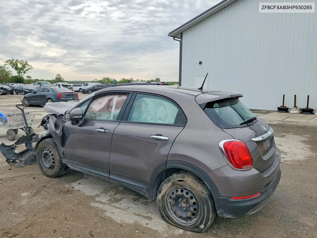 2017 Fiat 500X Pop VIN: ZFBCFXAB3HP550285 Lot: 52448106