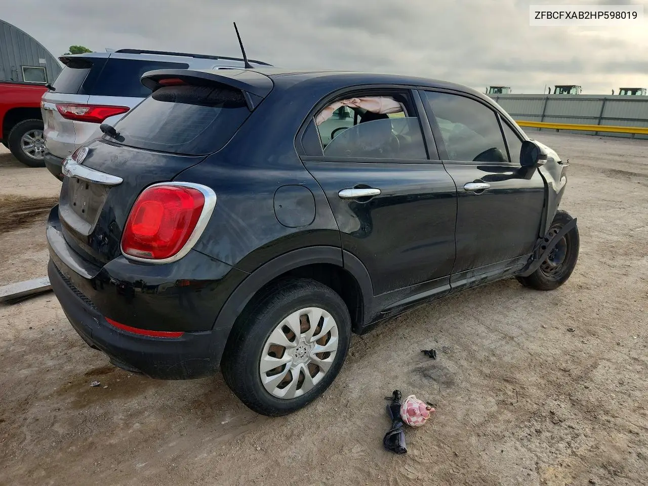 2017 Fiat 500X Pop VIN: ZFBCFXAB2HP598019 Lot: 55790296