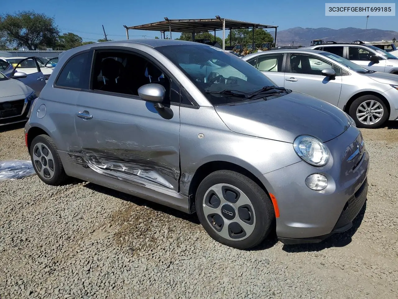2017 Fiat 500 Electric VIN: 3C3CFFGE8HT699185 Lot: 56533116