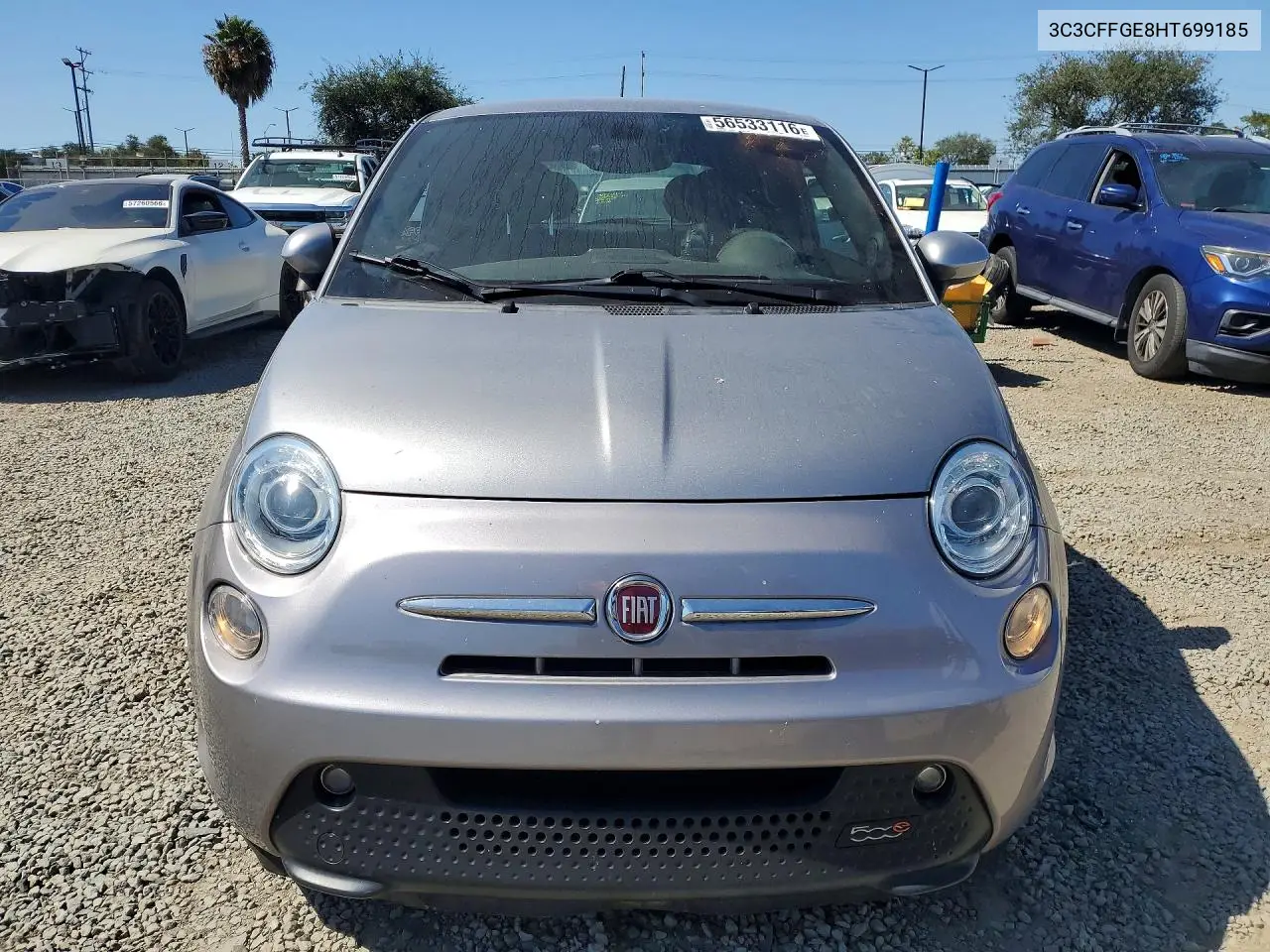 2017 Fiat 500 Electric VIN: 3C3CFFGE8HT699185 Lot: 56533116