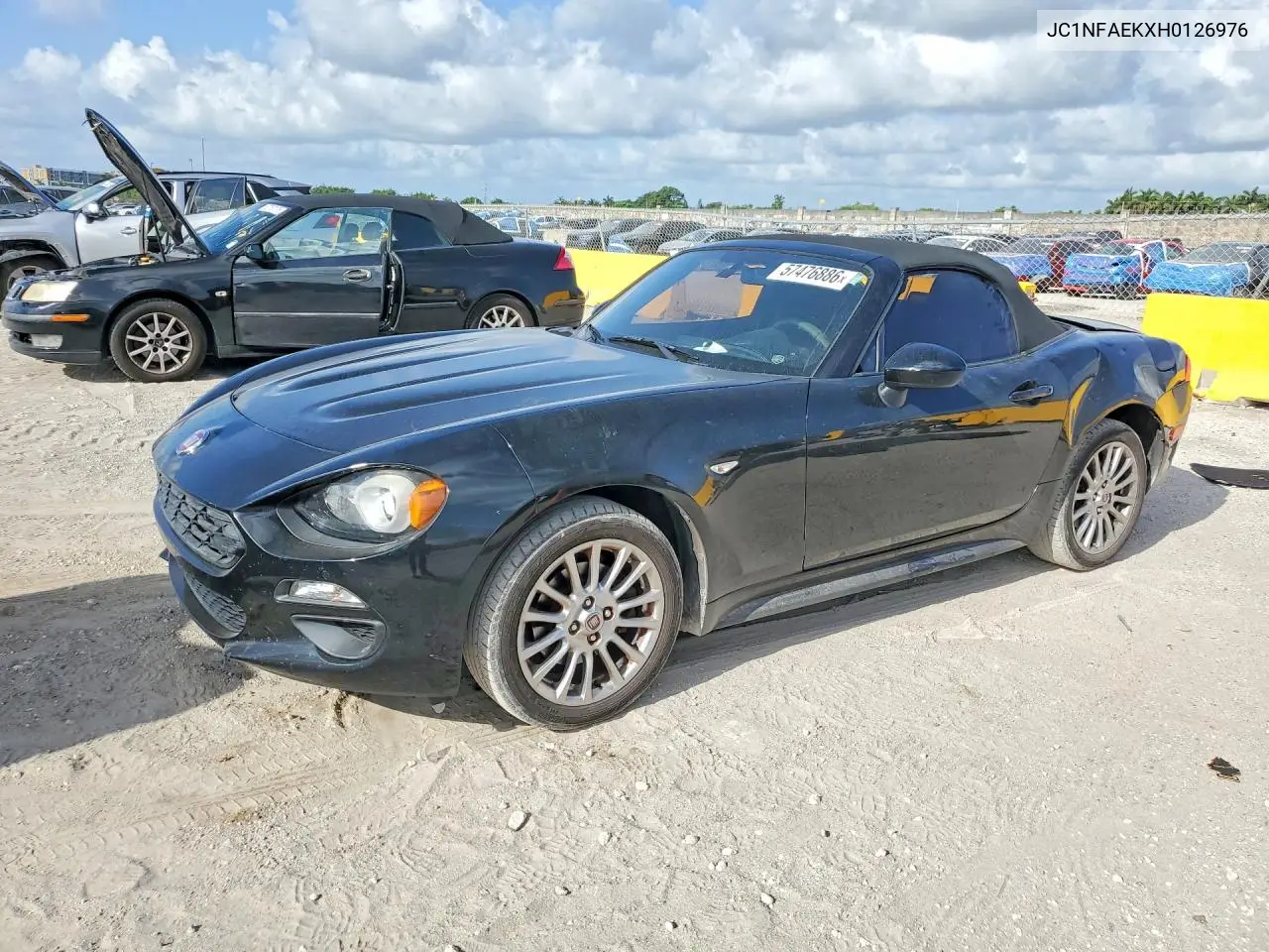 2017 Fiat 124 Spider Classica VIN: JC1NFAEKXH0126976 Lot: 57476886