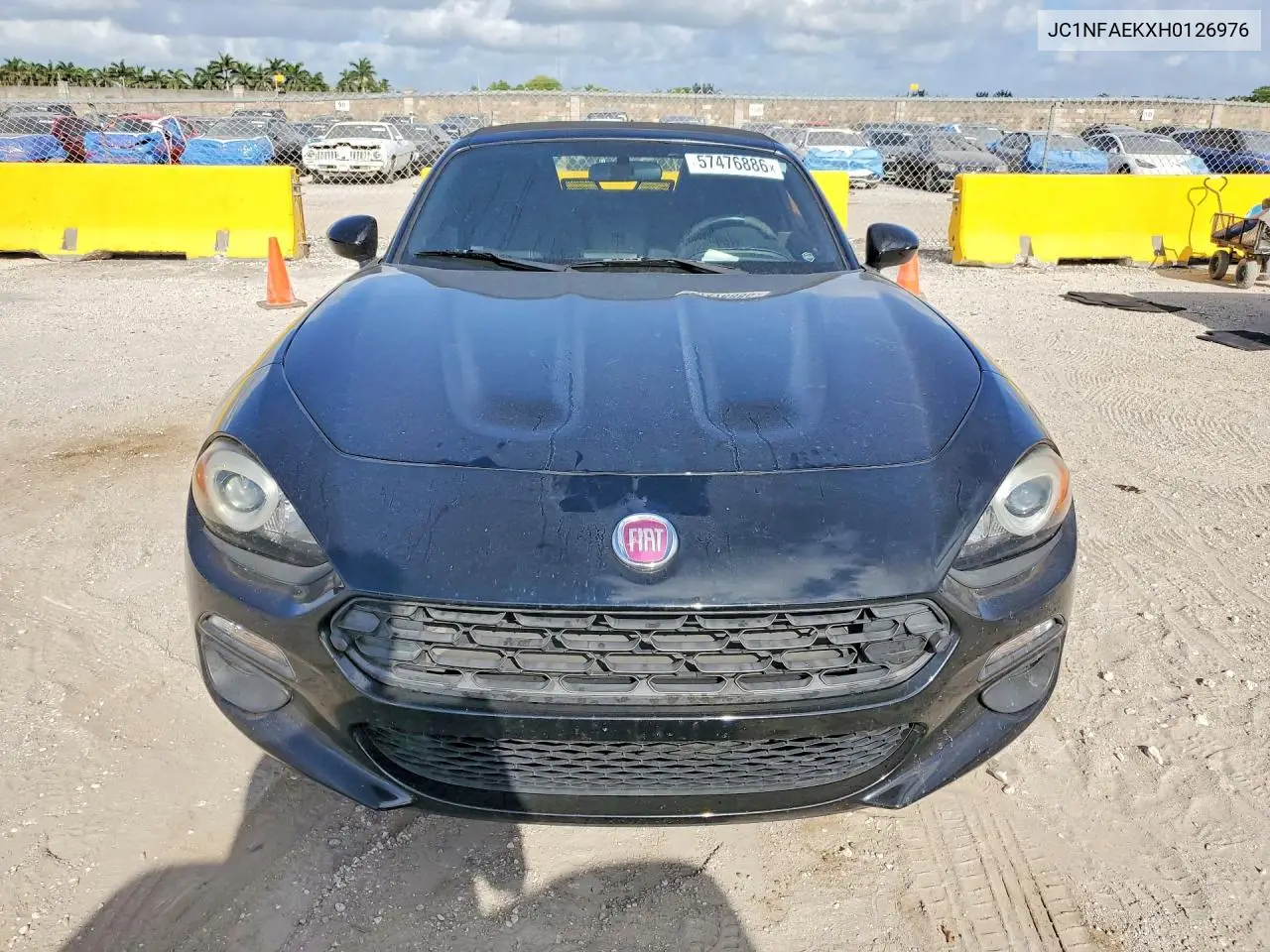 2017 Fiat 124 Spider Classica VIN: JC1NFAEKXH0126976 Lot: 57476886