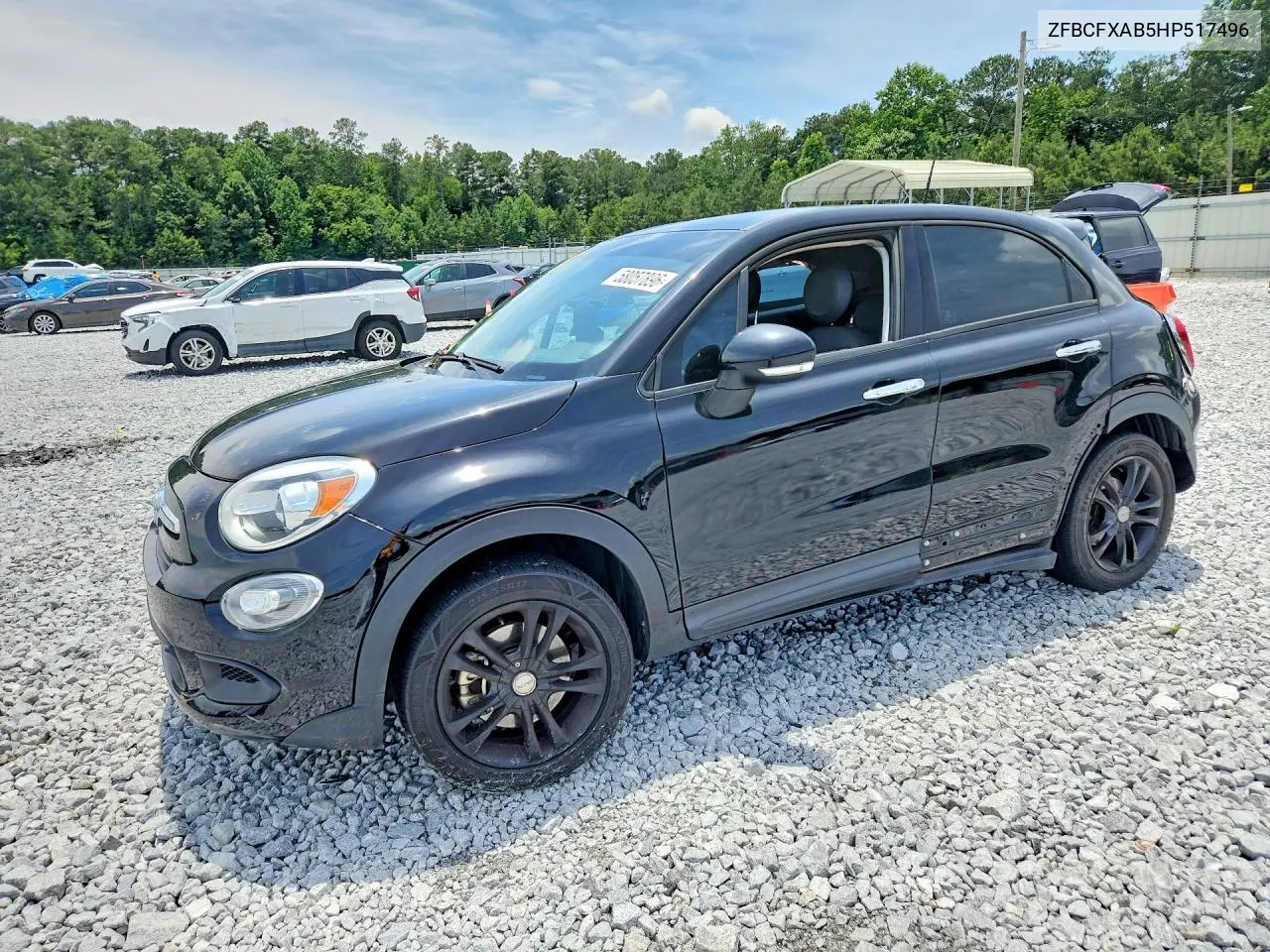 2017 Fiat 500X Pop VIN: ZFBCFXAB5HP517496 Lot: 58057896