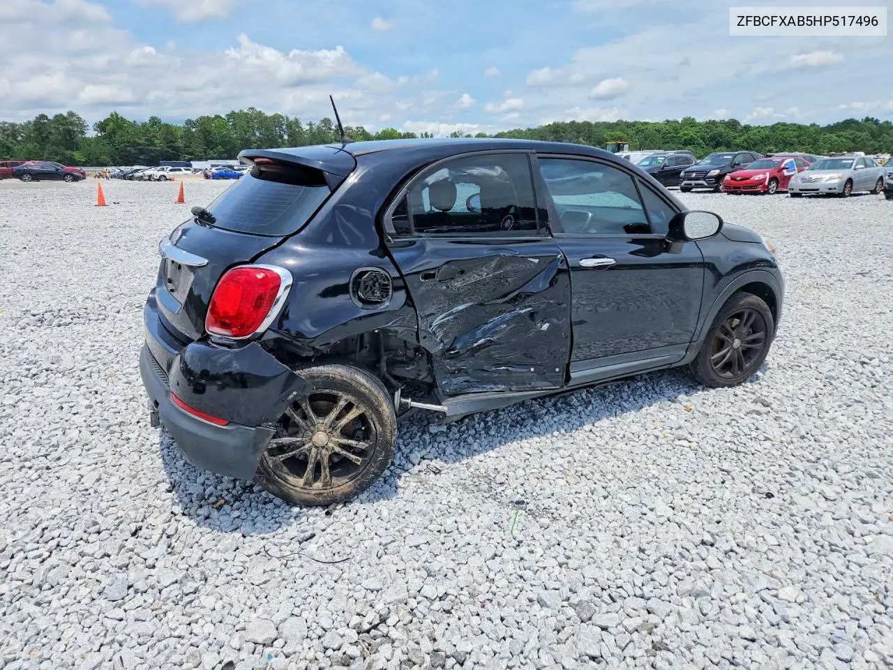 2017 Fiat 500X Pop VIN: ZFBCFXAB5HP517496 Lot: 58057896