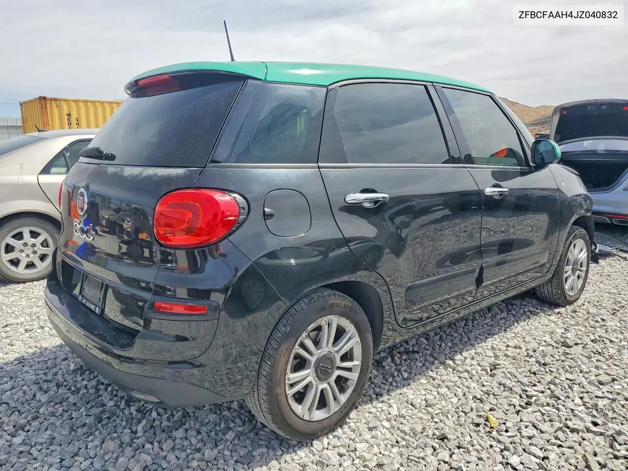 2018 Fiat 500L Pop VIN: ZFBCFAAH4JZ040832 Lot: 51840726