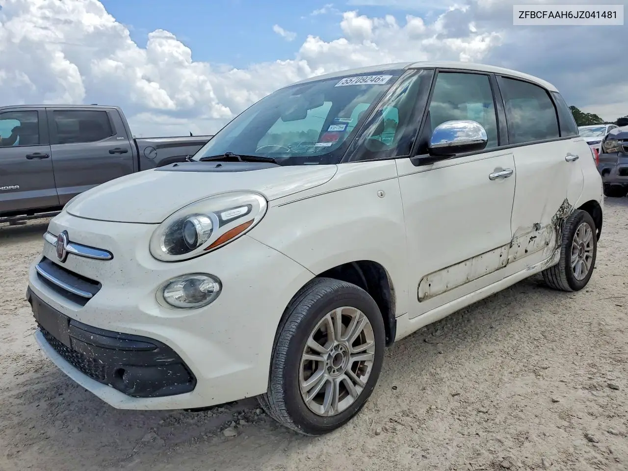2018 Fiat 500L VIN: ZFBCFAAH6JZ041481 Lot: 55709246