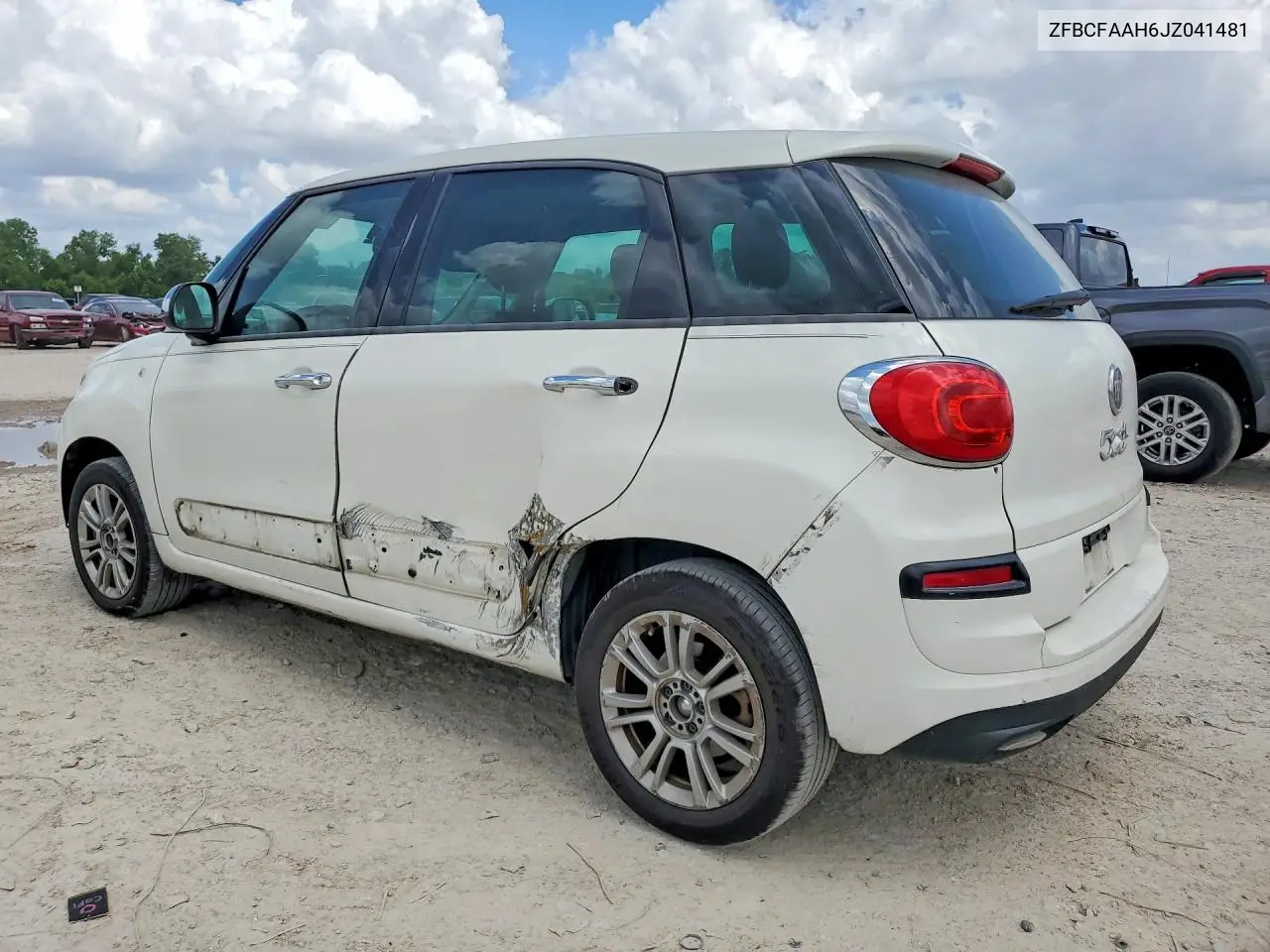 2018 Fiat 500L VIN: ZFBCFAAH6JZ041481 Lot: 55709246