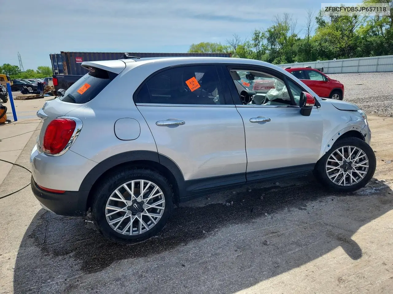 2018 Fiat 500X Lounge VIN: ZFBCFYDB5JP657118 Lot: 56839996