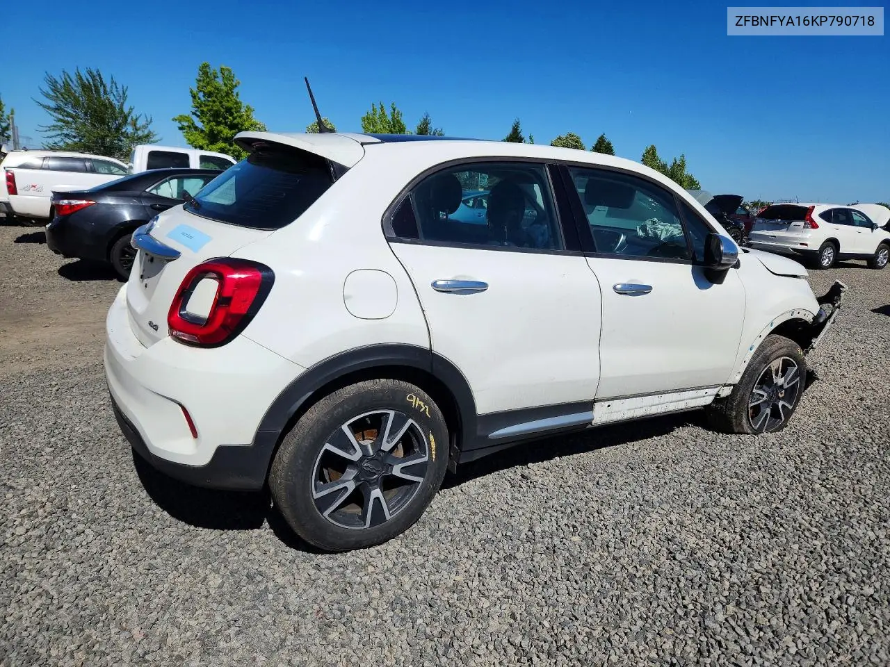 2019 Fiat 500X Pop VIN: ZFBNFYA16KP790718 Lot: 51922776