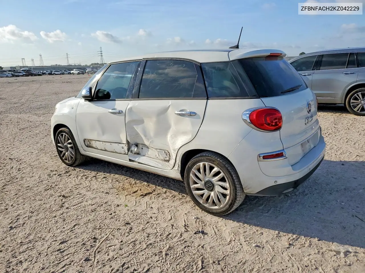 2019 Fiat 500L Lounge VIN: ZFBNFACH2KZ042229 Lot: 53815456