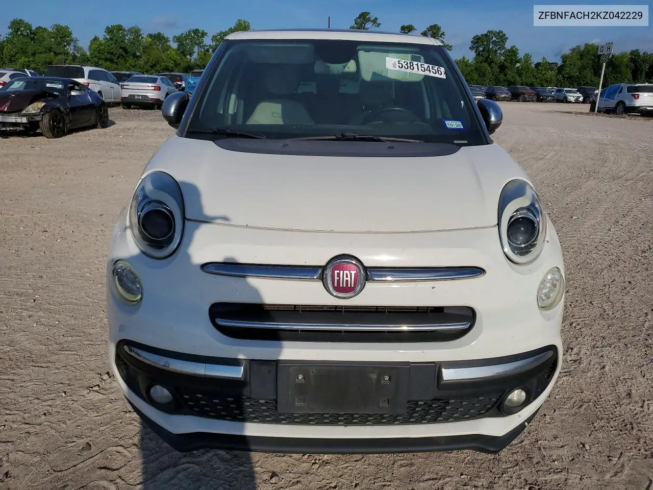 2019 Fiat 500L Lounge VIN: ZFBNFACH2KZ042229 Lot: 53815456