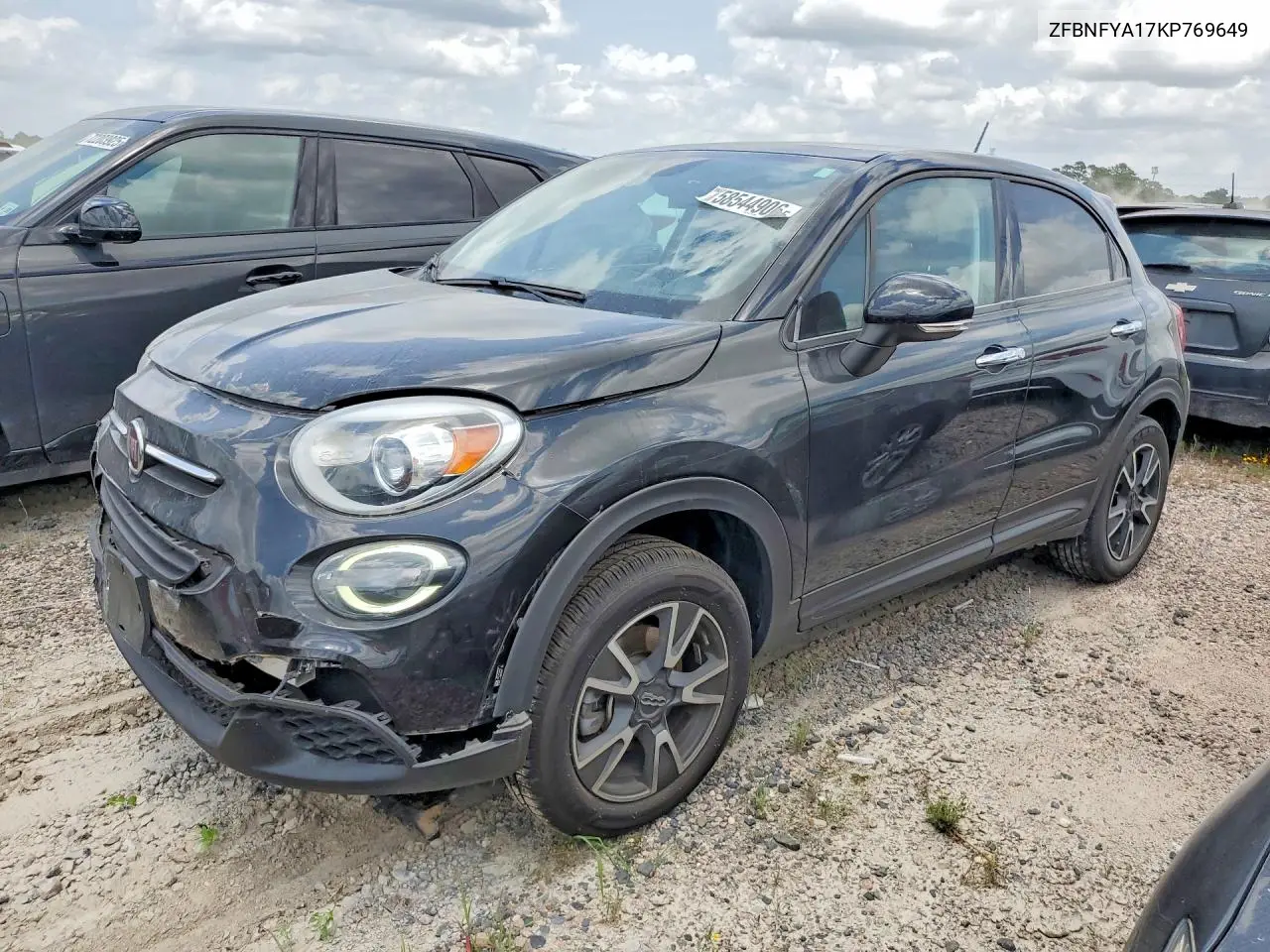 2019 Fiat 500X Pop VIN: ZFBNFYA17KP769649 Lot: 58544906