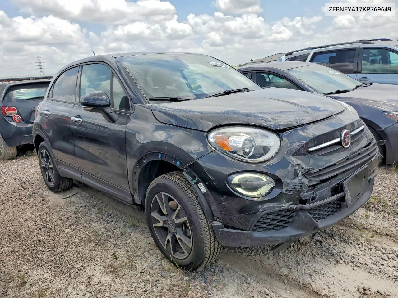 2019 Fiat 500X Pop VIN: ZFBNFYA17KP769649 Lot: 58544906