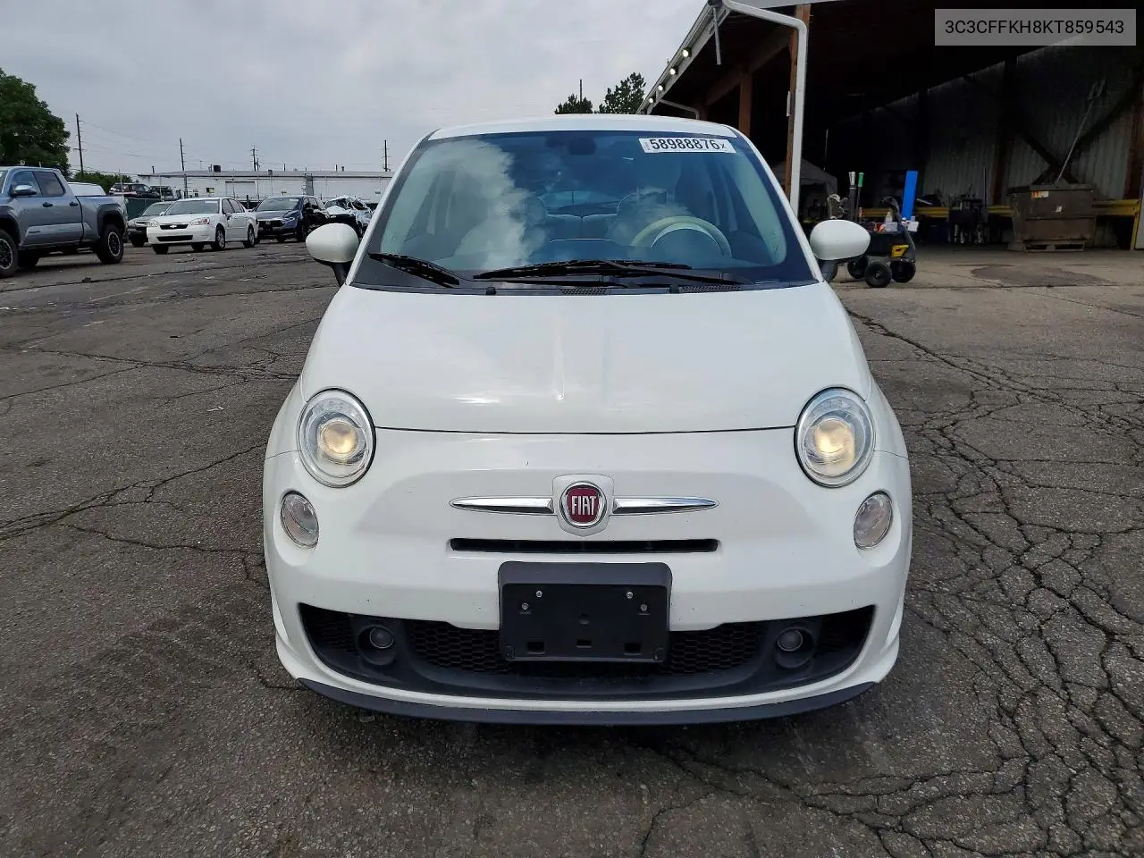 2019 Fiat 500 Pop VIN: 3C3CFFKH8KT859543 Lot: 58988876