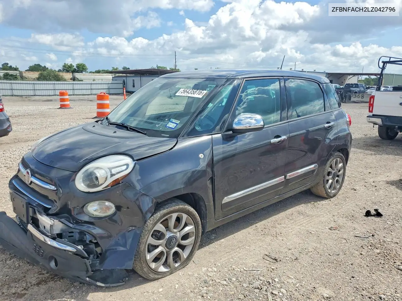 2020 Fiat 500L Lounge VIN: ZFBNFACH2LZ042796 Lot: 56435816
