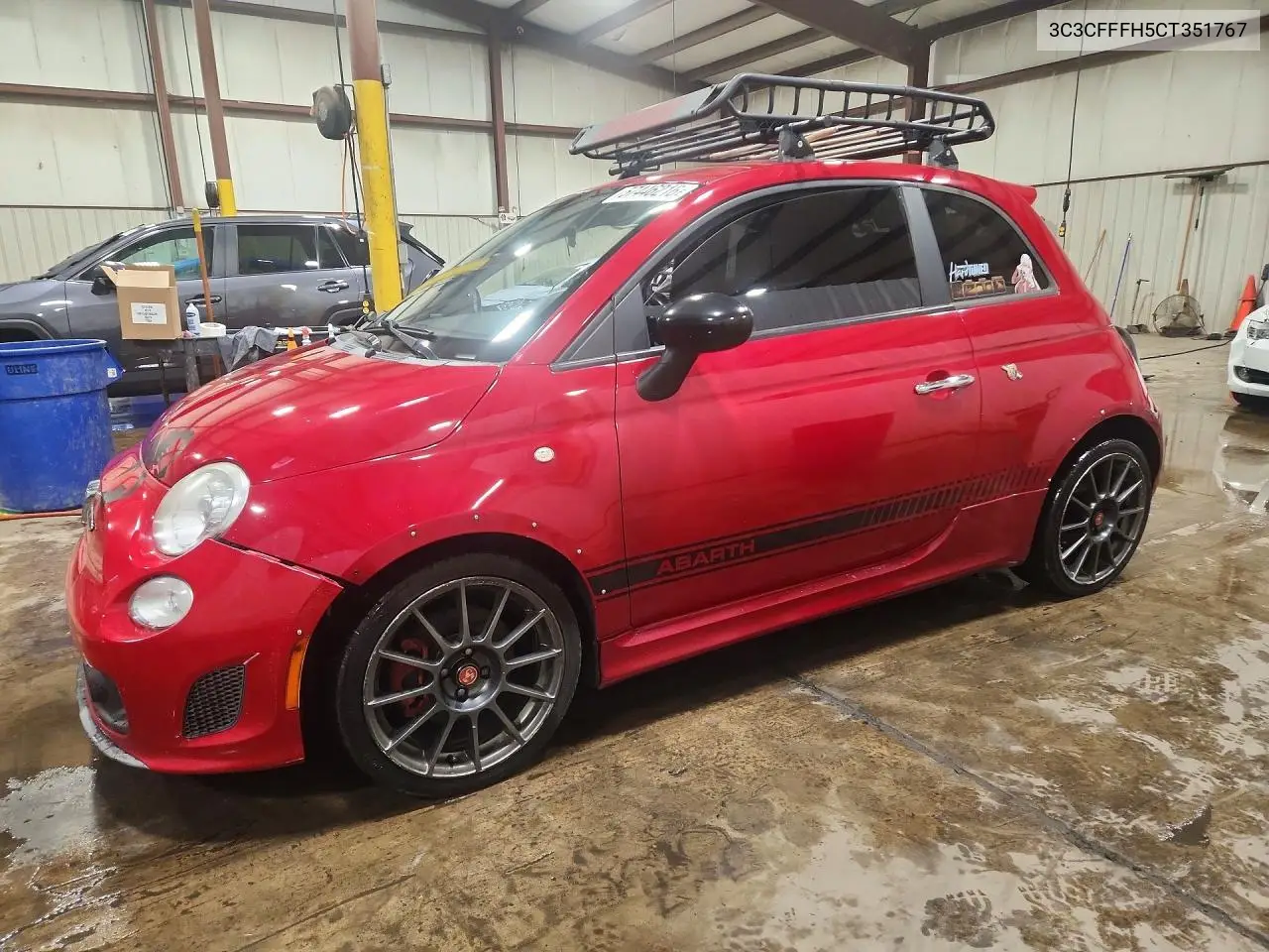 2012 Fiat 500 Abarth VIN: 3C3CFFFH5CT351767 Lot: 57446216