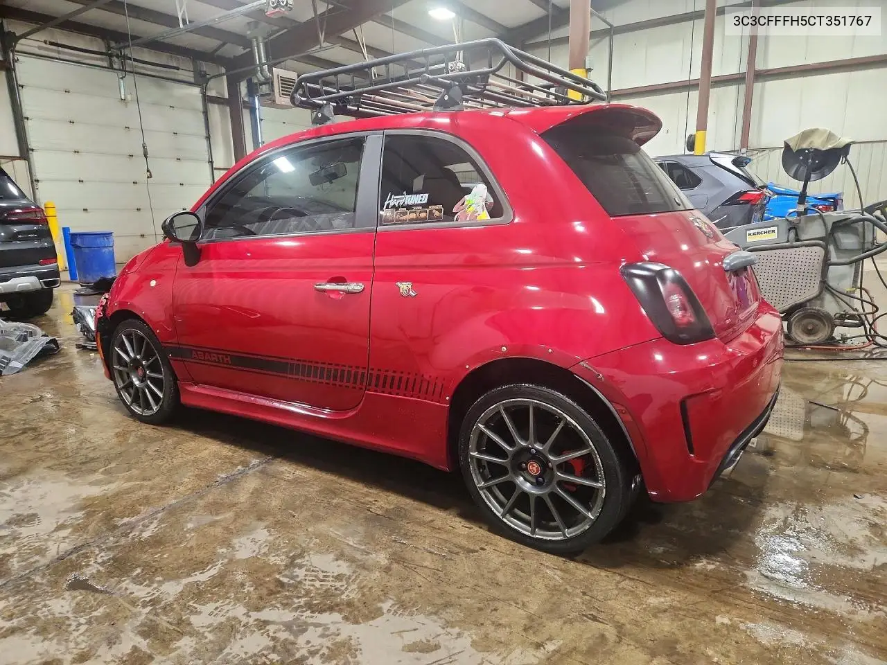 2012 Fiat 500 Abarth VIN: 3C3CFFFH5CT351767 Lot: 57446216