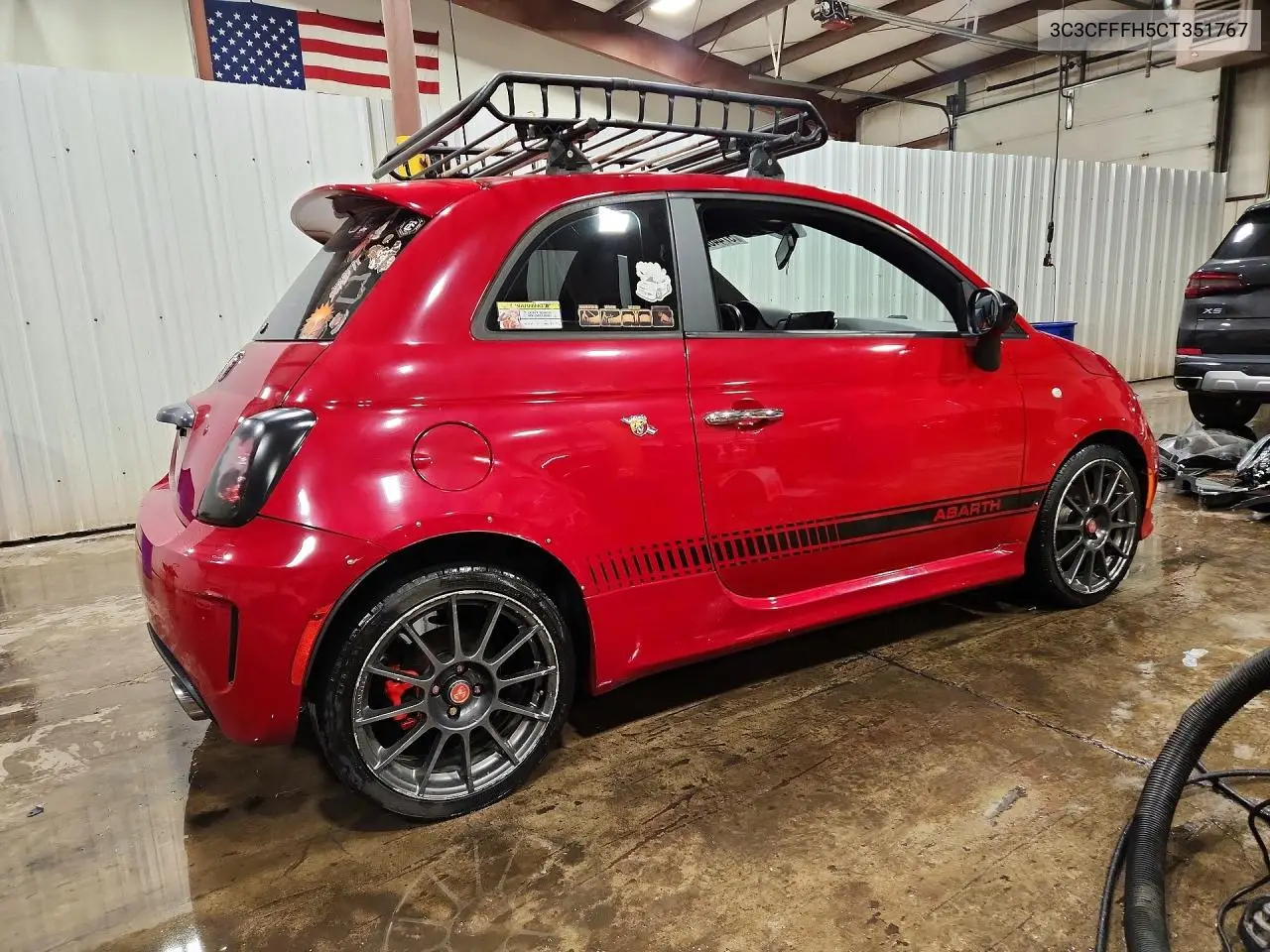 2012 Fiat 500 Abarth VIN: 3C3CFFFH5CT351767 Lot: 57446216