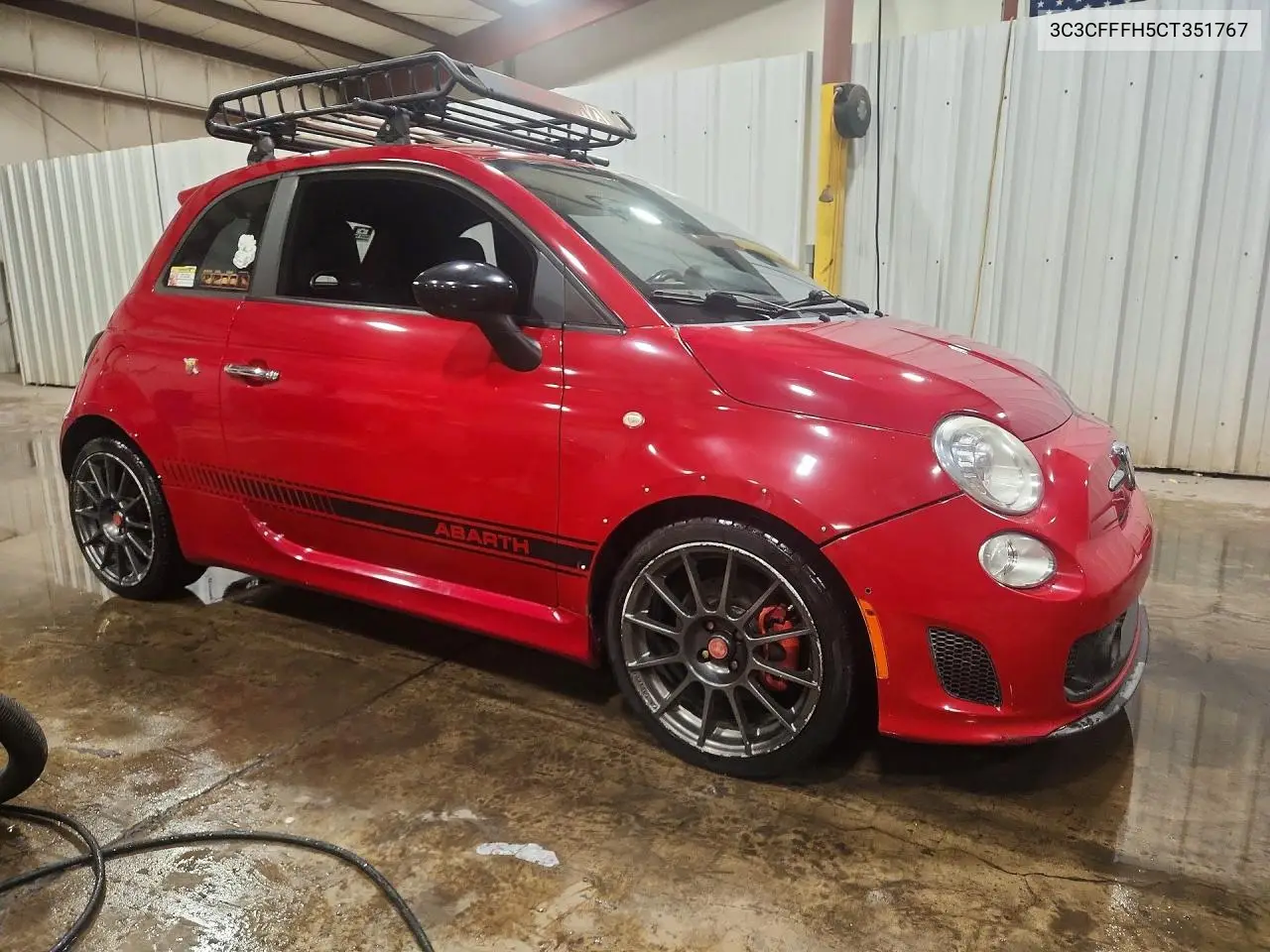2012 Fiat 500 Abarth VIN: 3C3CFFFH5CT351767 Lot: 57446216