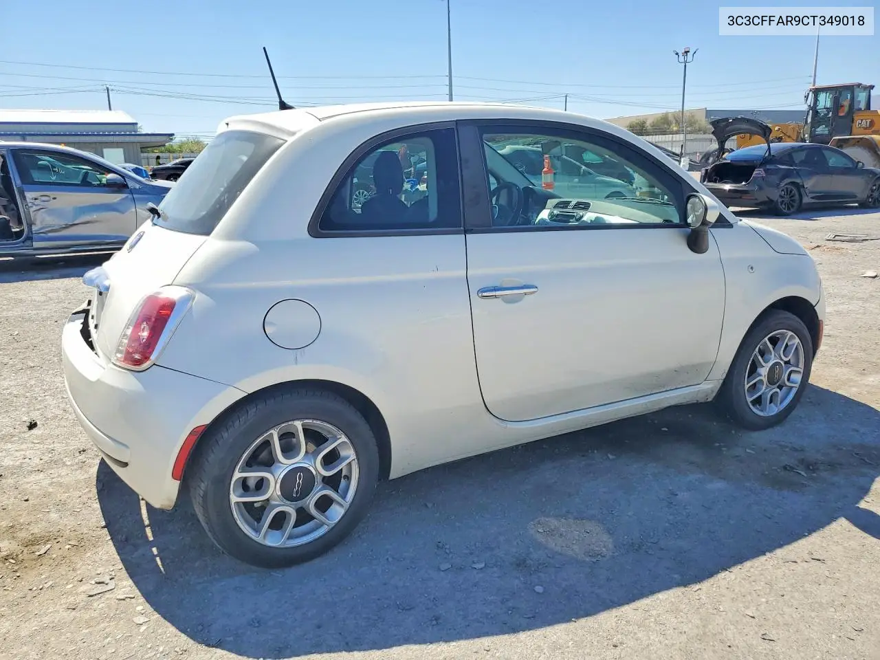 2012 Fiat 500 Pop VIN: 3C3CFFAR9CT349018 Lot: 58467256