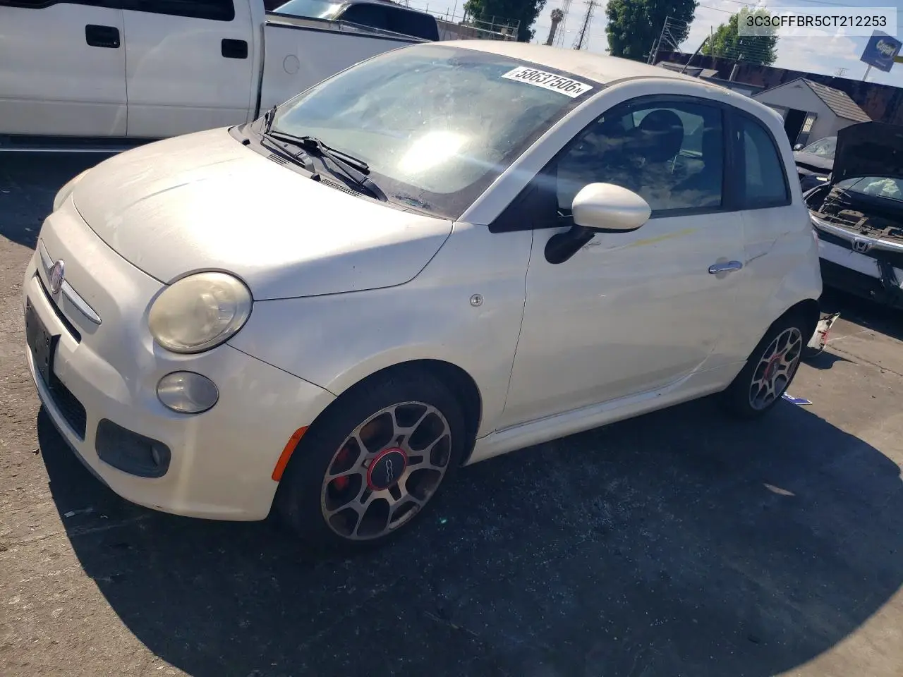 2012 Fiat 500 Sport VIN: 3C3CFFBR5CT212253 Lot: 58637506