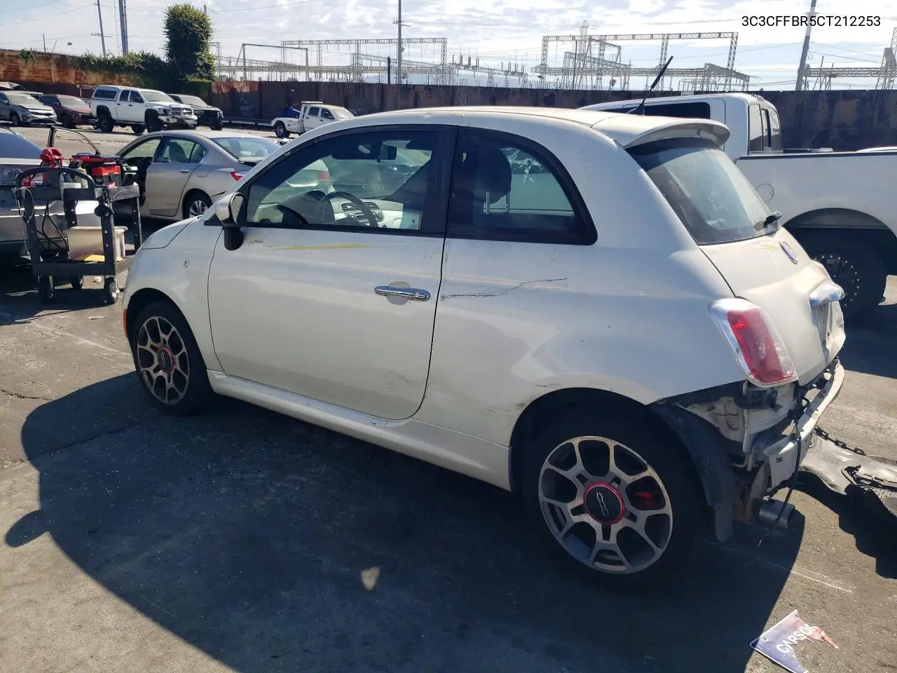 2012 Fiat 500 Sport VIN: 3C3CFFBR5CT212253 Lot: 58637506