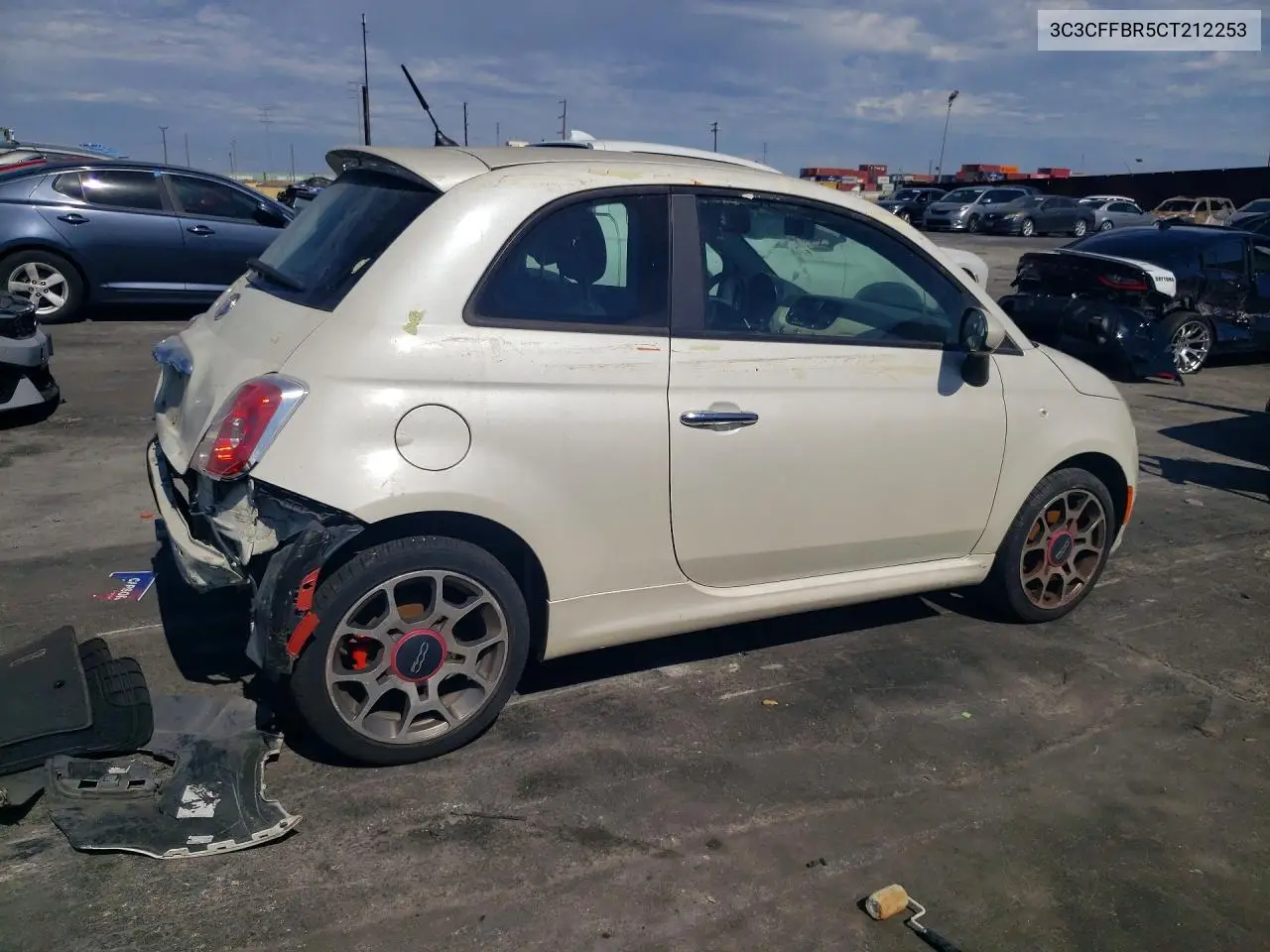 2012 Fiat 500 Sport VIN: 3C3CFFBR5CT212253 Lot: 58637506