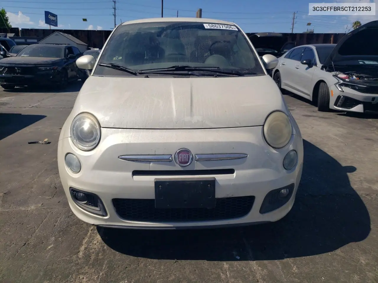 2012 Fiat 500 Sport VIN: 3C3CFFBR5CT212253 Lot: 58637506