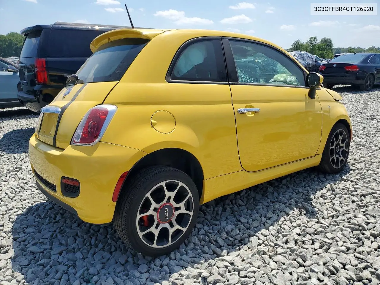 2012 Fiat 500 Sport VIN: 3C3CFFBR4CT126920 Lot: 59323806
