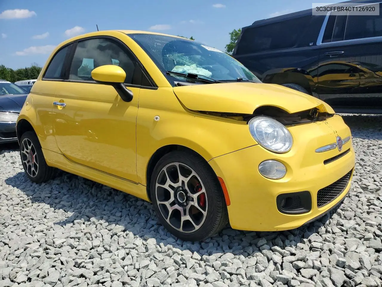 2012 Fiat 500 Sport VIN: 3C3CFFBR4CT126920 Lot: 59323806