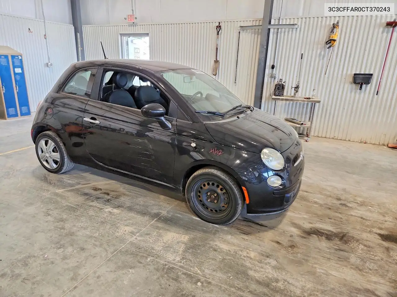 2012 Fiat 500 Pop VIN: 3C3CFFAR0CT370243 Lot: 60045326