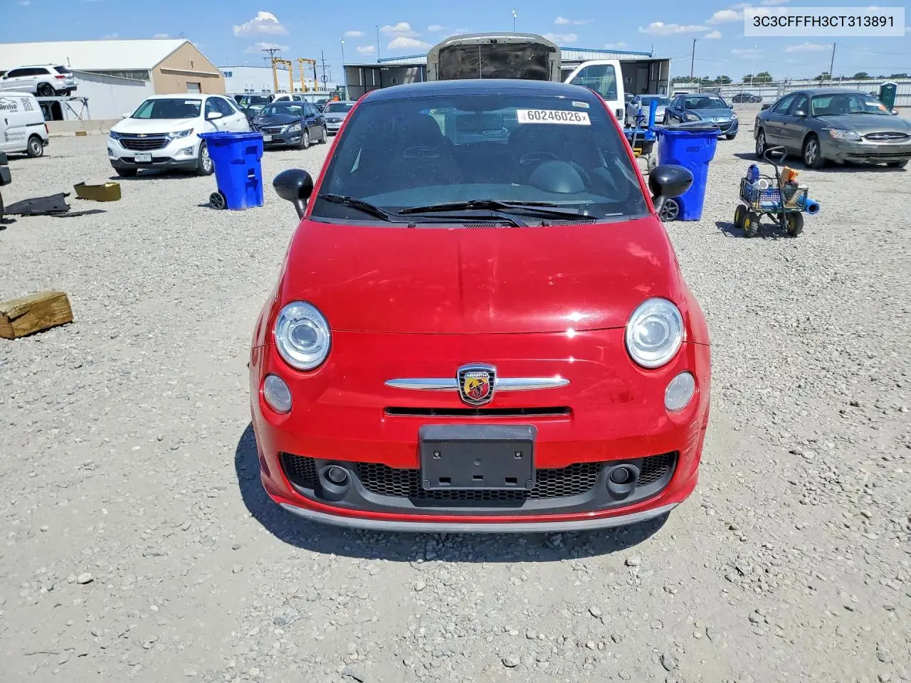 2012 Fiat 500 Abarth VIN: 3C3CFFFH3CT313891 Lot: 60246026