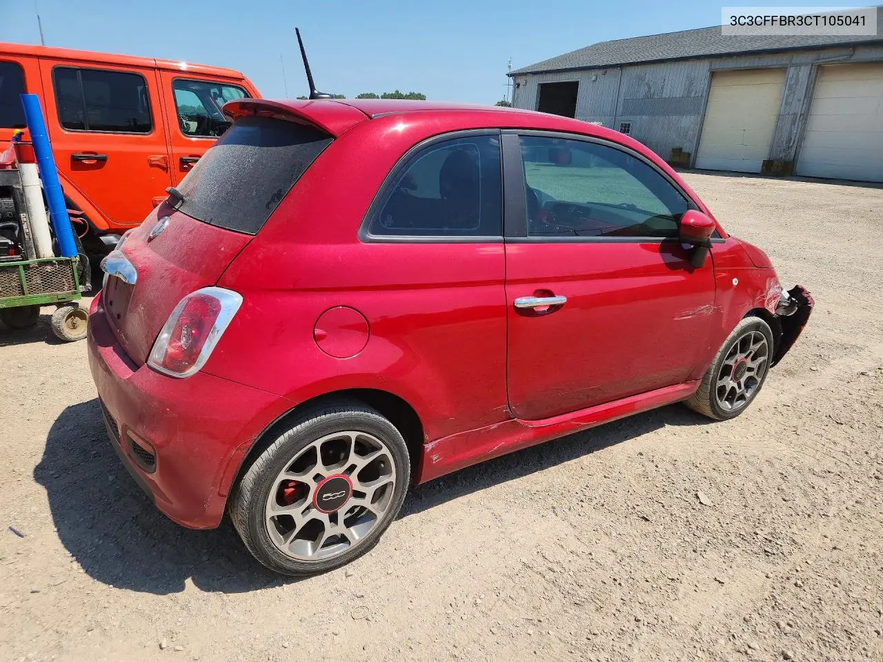 2012 Fiat 500 Sport VIN: 3C3CFFBR3CT105041 Lot: 60829536