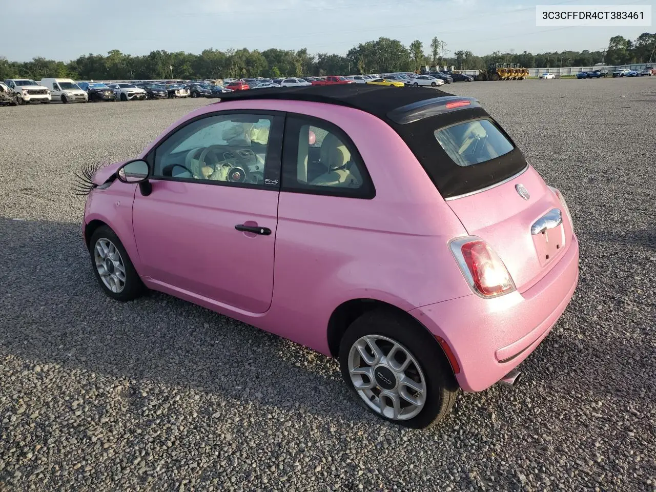 2012 Fiat 500 Pop VIN: 3C3CFFDR4CT383461 Lot: 60963976