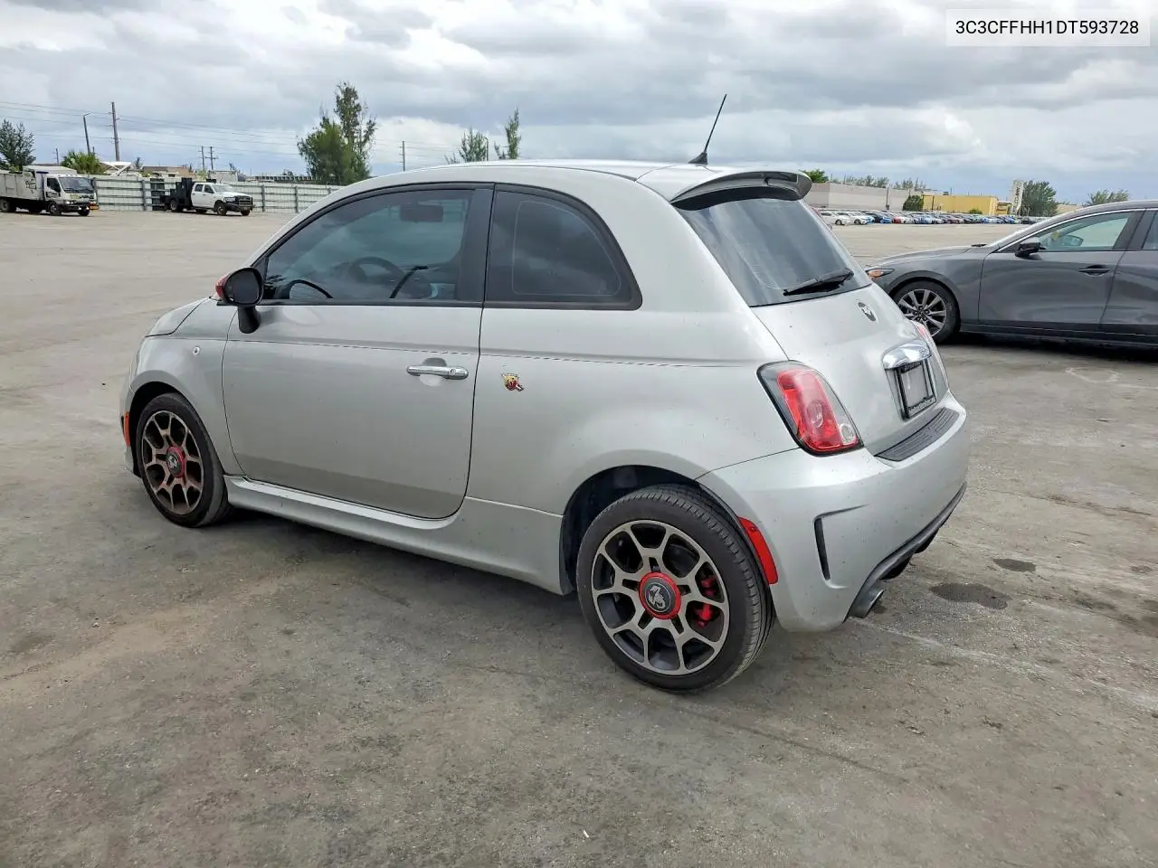 2013 Fiat 500 Sport VIN: 3C3CFFHH1DT593728 Lot: 55581396