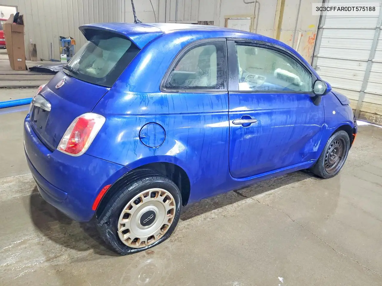 2013 Fiat 500 Pop VIN: 3C3CFFAR0DT575188 Lot: 56094956