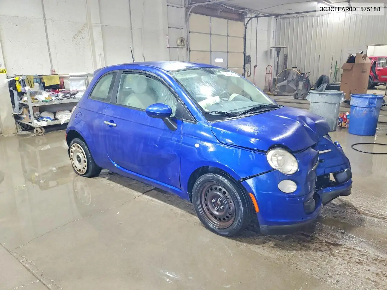 2013 Fiat 500 Pop VIN: 3C3CFFAR0DT575188 Lot: 56094956