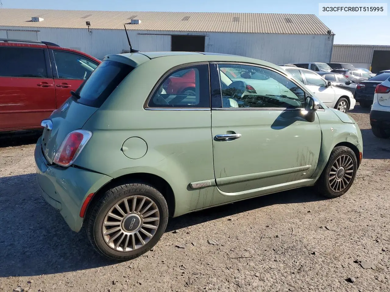 2013 Fiat 500 Lounge VIN: 3C3CFFCR8DT515995 Lot: 56484086
