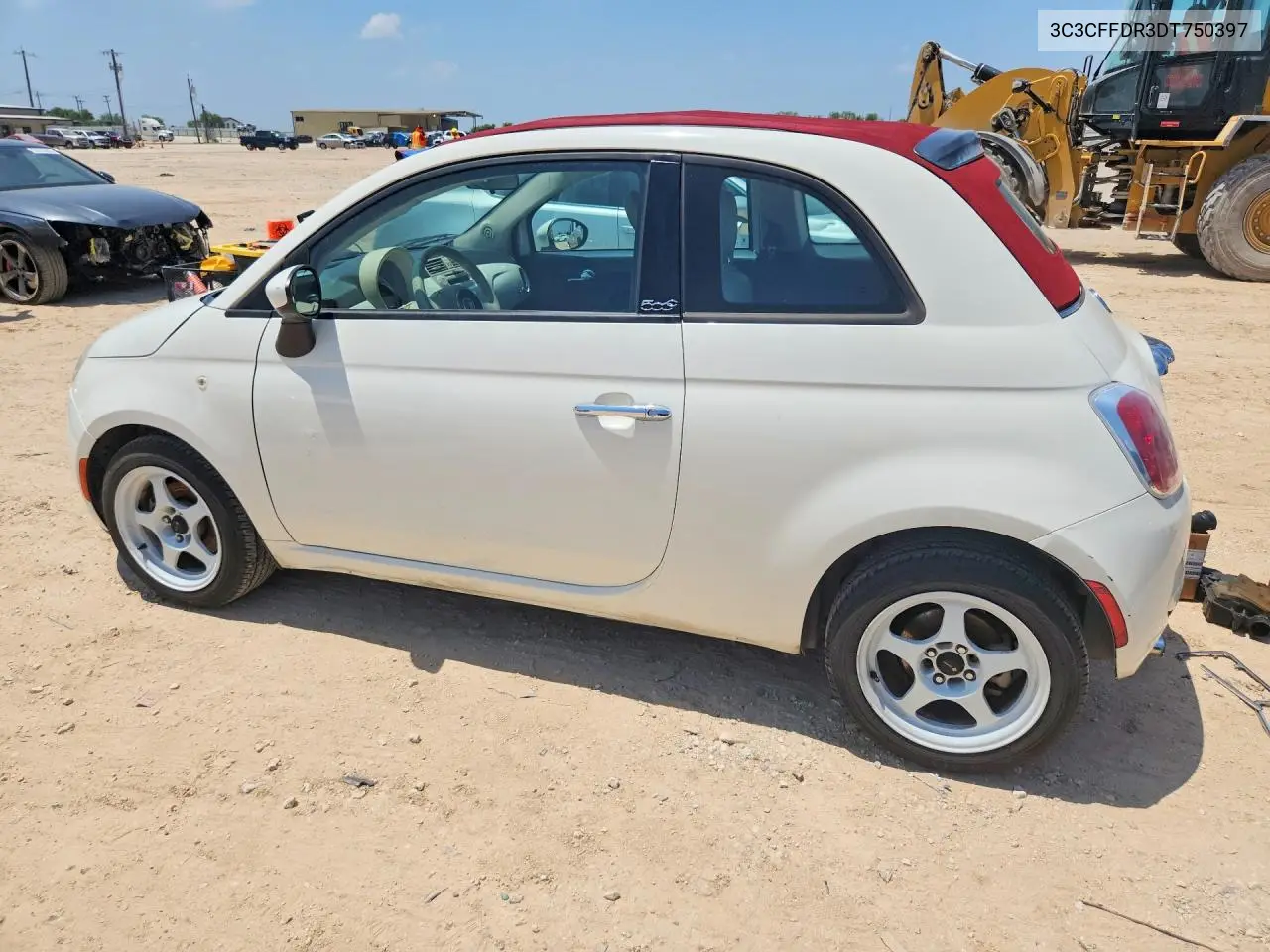 2013 Fiat 500 Pop VIN: 3C3CFFDR3DT750397 Lot: 56833126