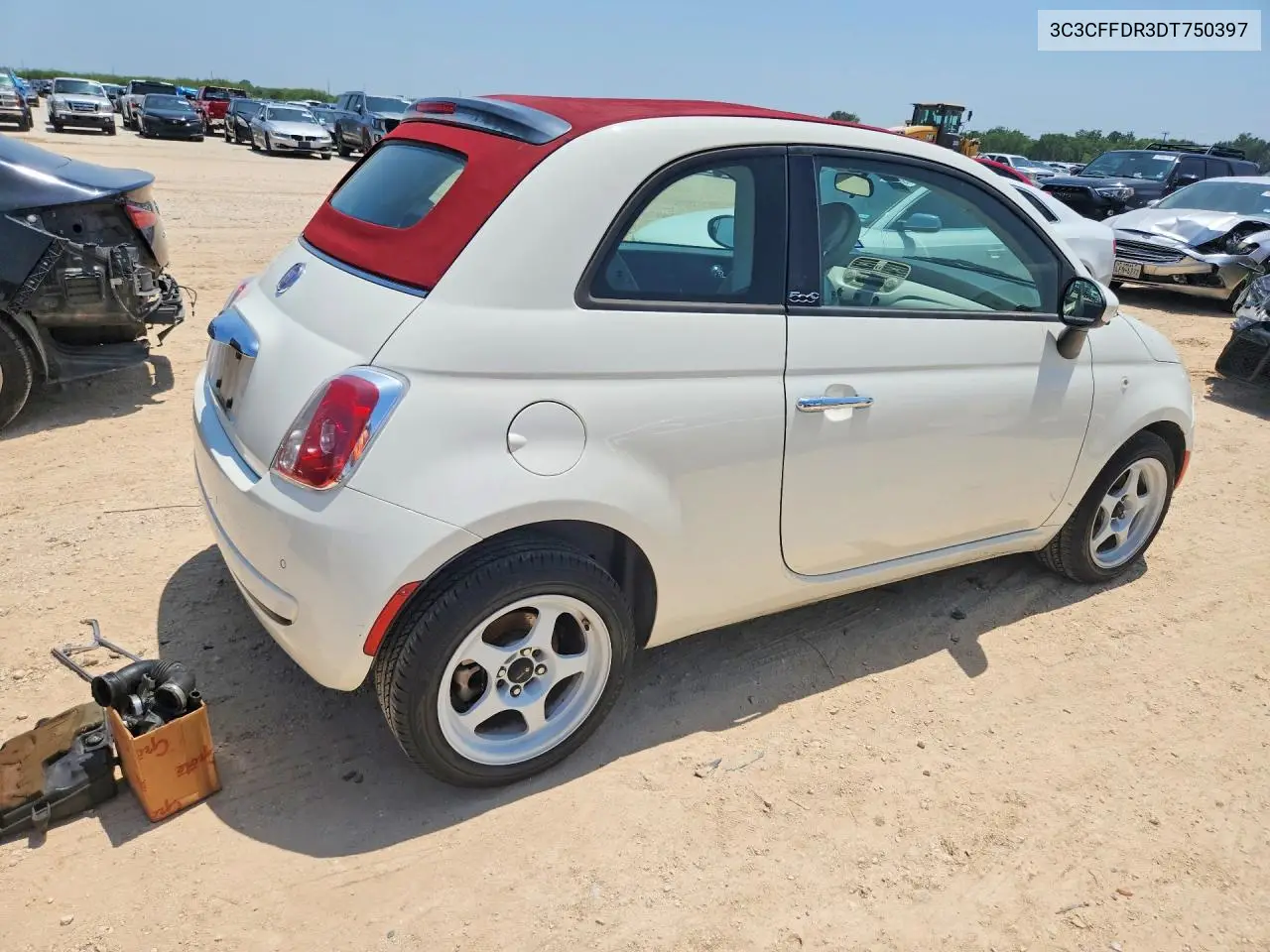 2013 Fiat 500 Pop VIN: 3C3CFFDR3DT750397 Lot: 56833126