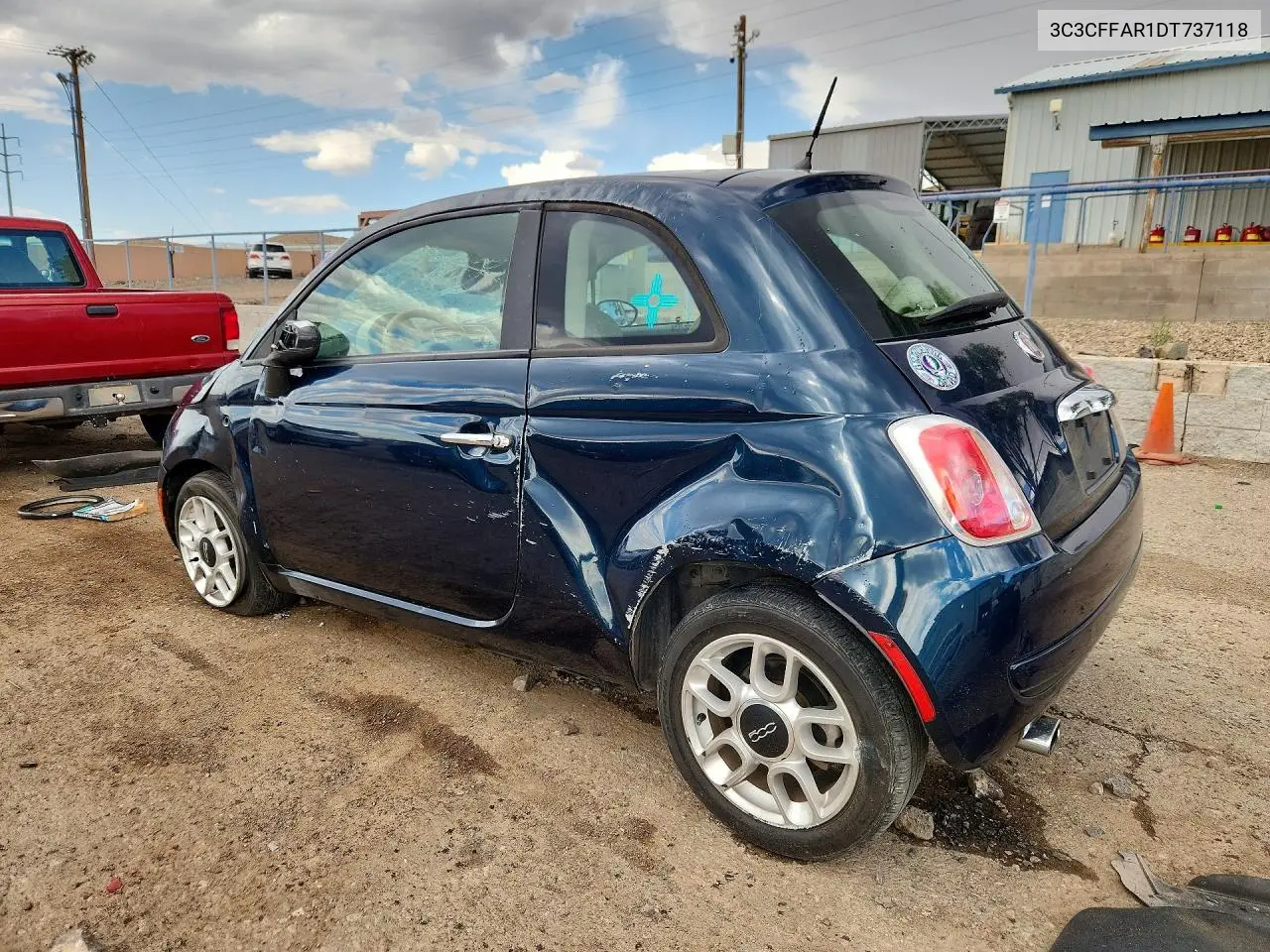 2013 Fiat 500 Pop VIN: 3C3CFFAR1DT737118 Lot: 57380356