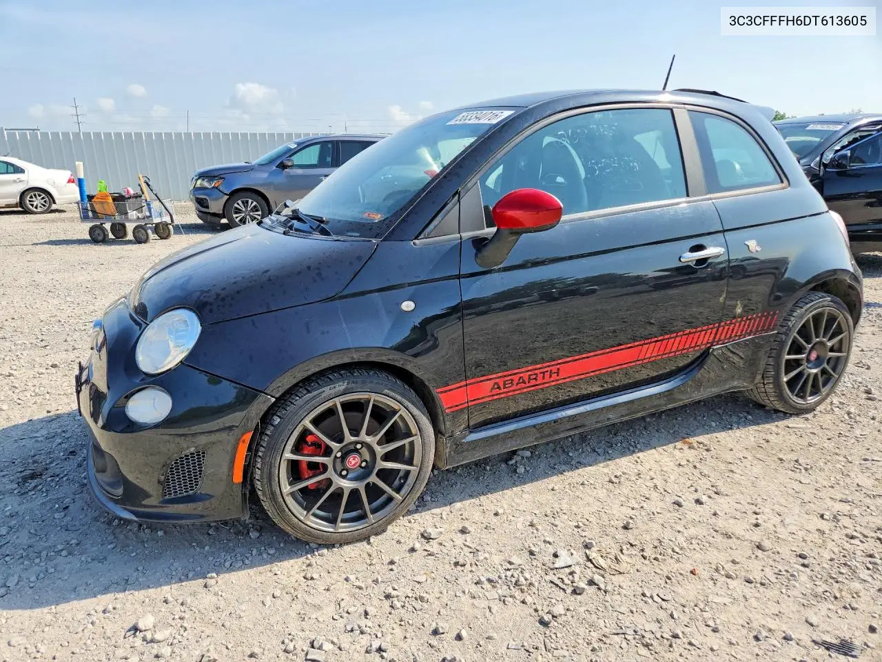 2013 Fiat 500 Abarth VIN: 3C3CFFFH6DT613605 Lot: 58334016