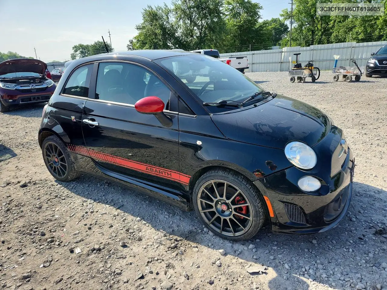 2013 Fiat 500 Abarth VIN: 3C3CFFFH6DT613605 Lot: 58334016