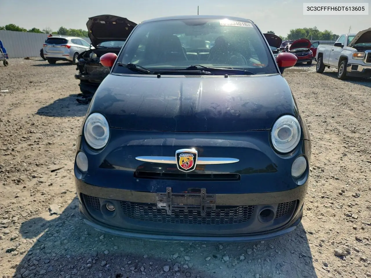 2013 Fiat 500 Abarth VIN: 3C3CFFFH6DT613605 Lot: 58334016