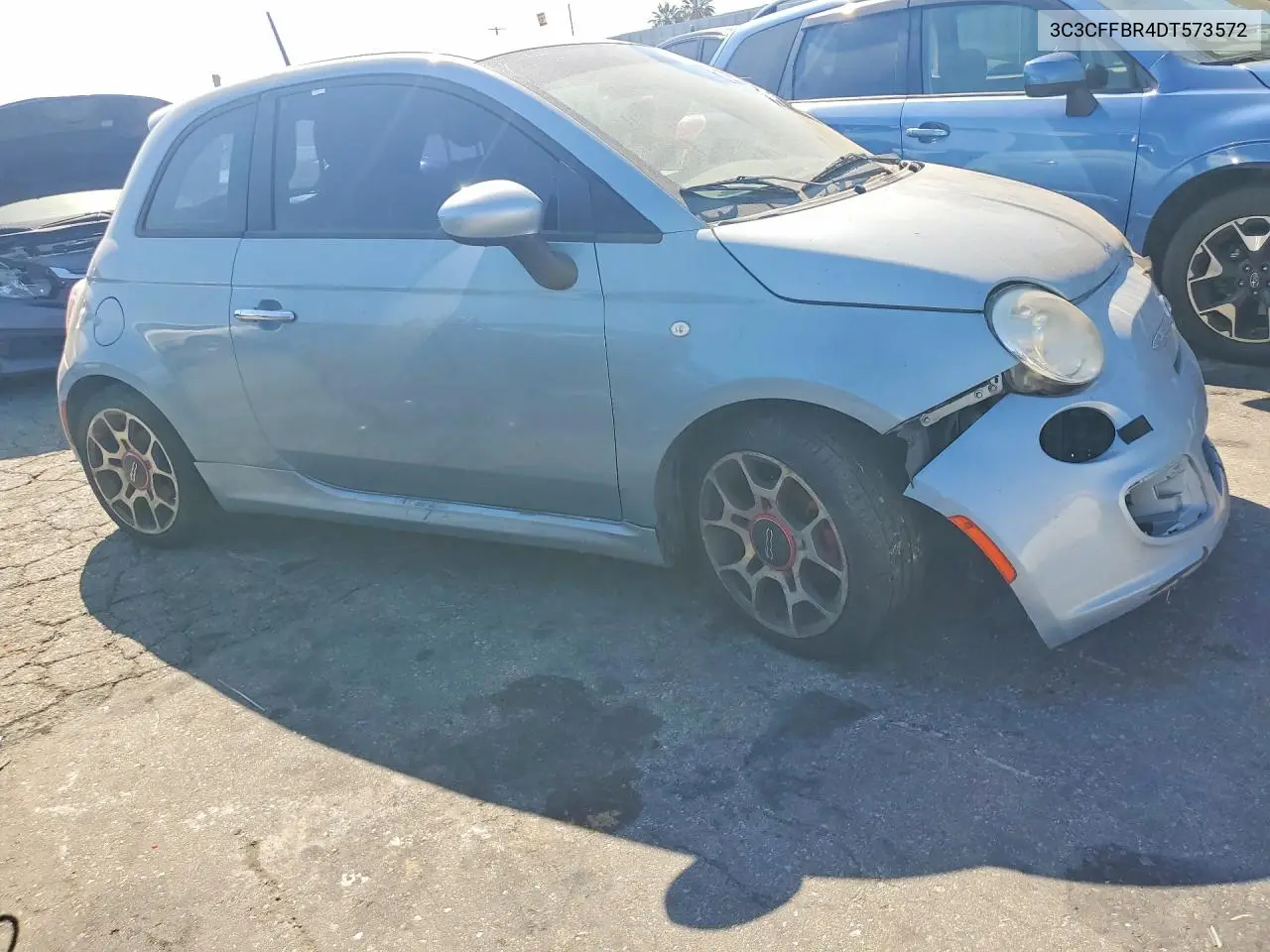 2013 Fiat 500 Sport VIN: 3C3CFFBR4DT573572 Lot: 58725746