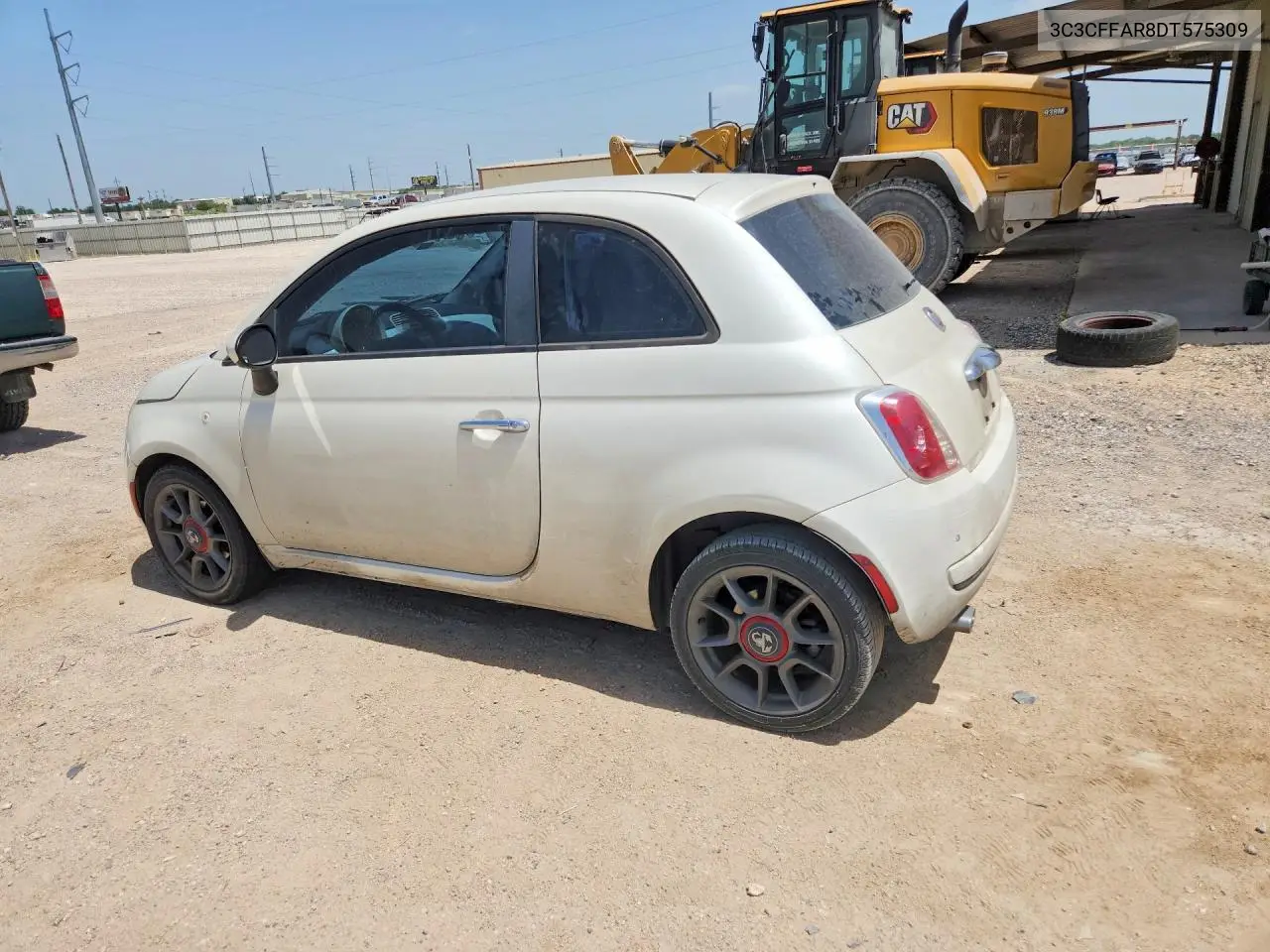 2013 Fiat 500 Pop VIN: 3C3CFFAR8DT575309 Lot: 59211266