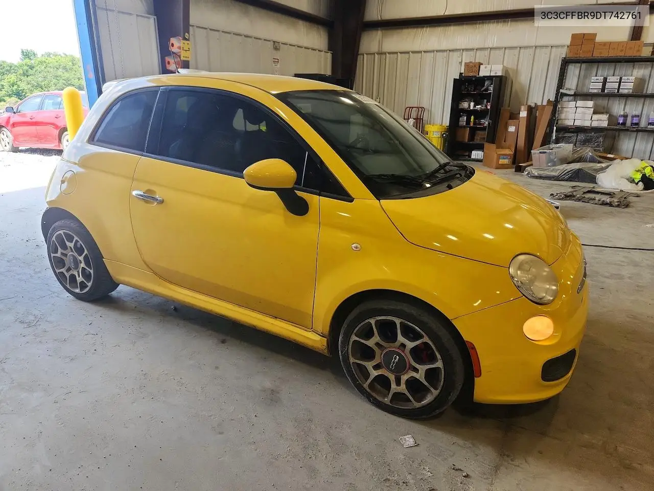 2013 Fiat 500 Sport VIN: 3C3CFFBR9DT742761 Lot: 59251216