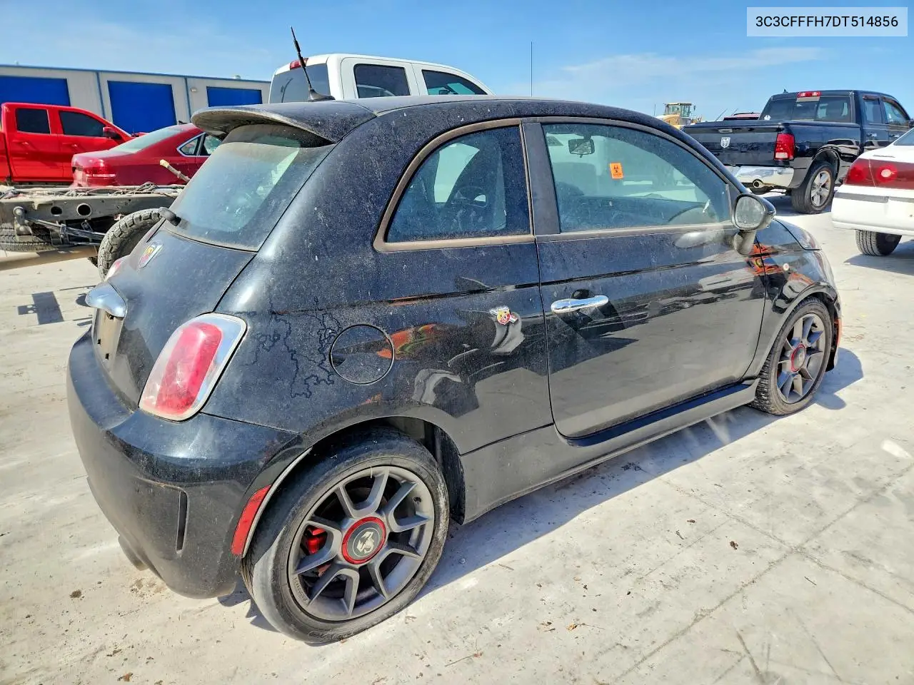 2013 Fiat 500 Abarth VIN: 3C3CFFFH7DT514856 Lot: 59285896